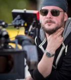 Andrei Creţulescu in post-production with Charlton Heston - Production – Romania