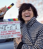 Juana Macías shooting Under the Same Roof - Production – Spain